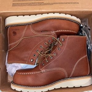 Size 10 steel toe waterproof Carhartt work boots